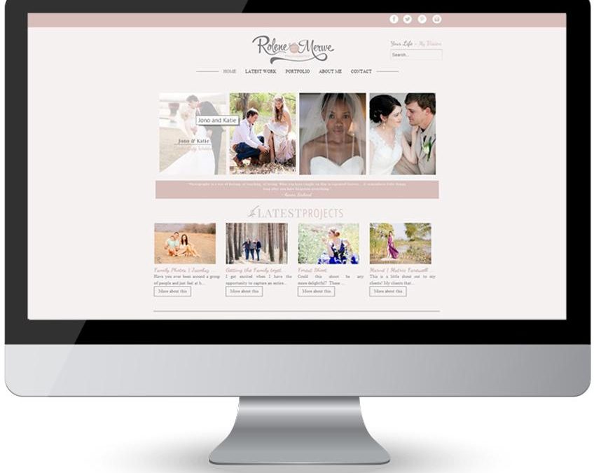 Website Design – Rolene van der Merwe Photography