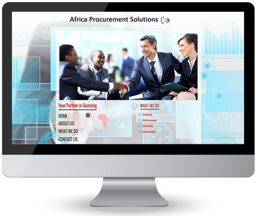 Expert Services Website Design – Africa Procurement Solutions based in Johannesburg