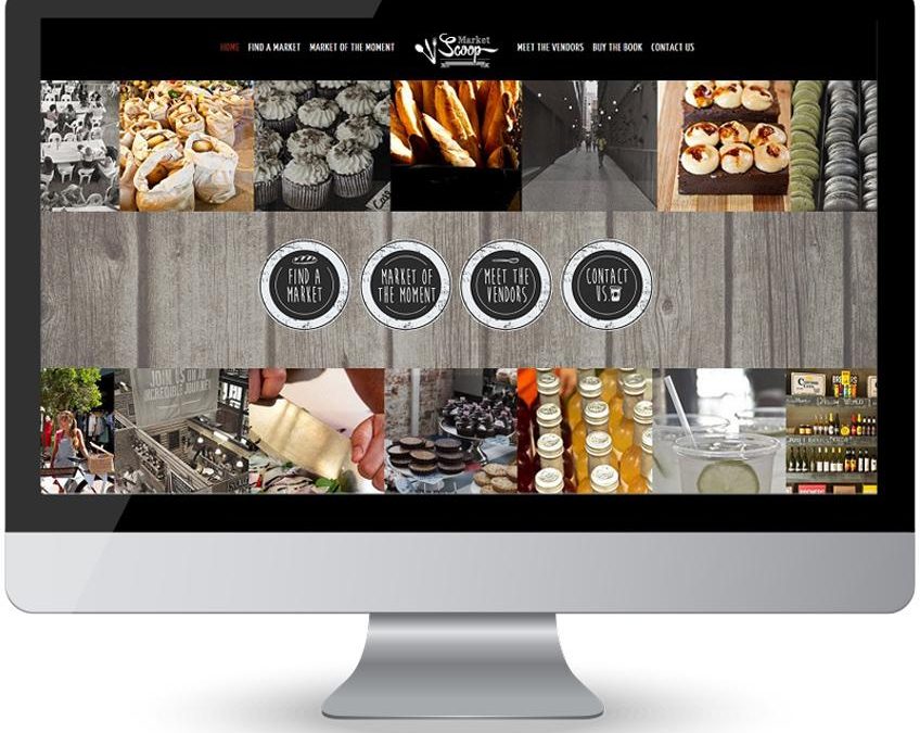 Online Food Market Community – Website Design – Market Scoop