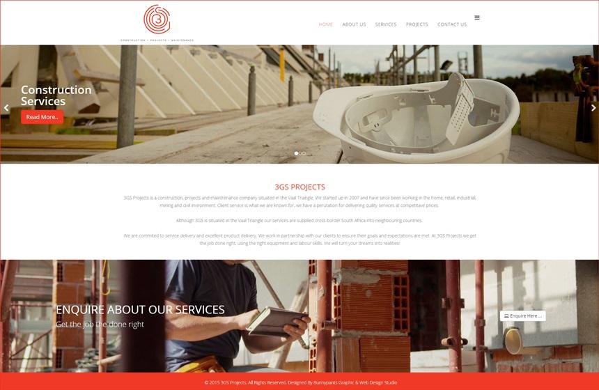 web design for construction company