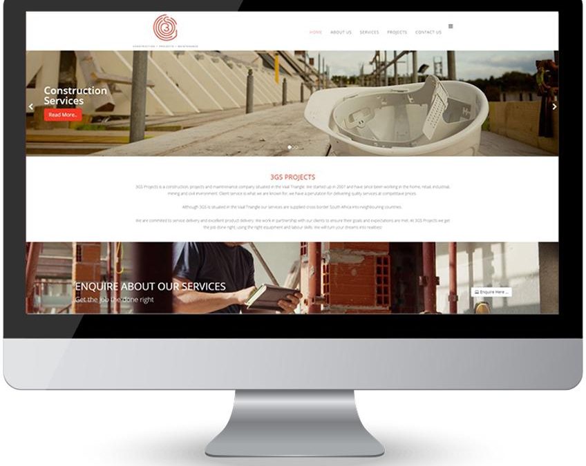Industrial Website Design – 3GS Projects – Vanderbijlpark