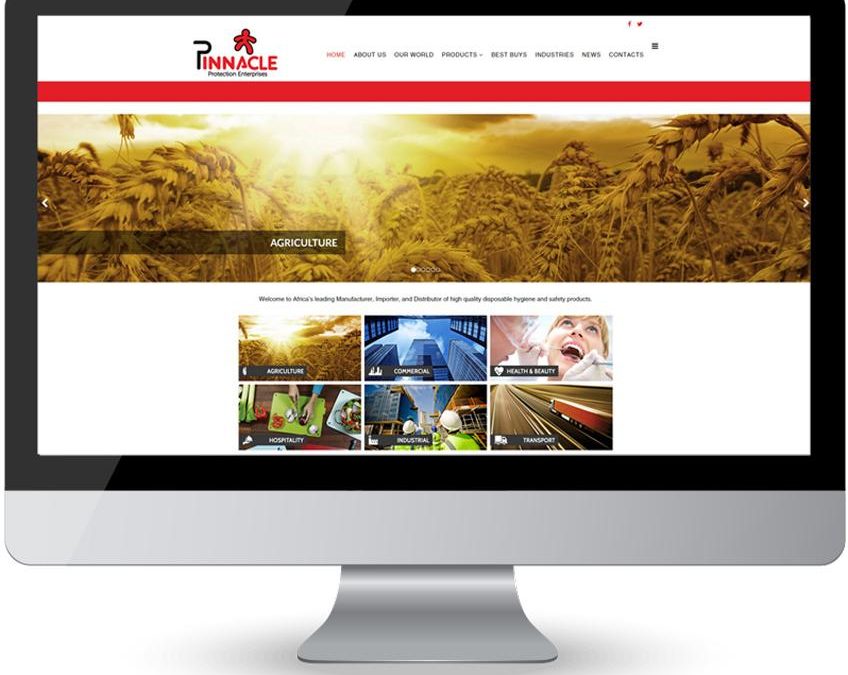 PPE and Disposable Wear – Web Design – Pinnacle Protection Enterprises