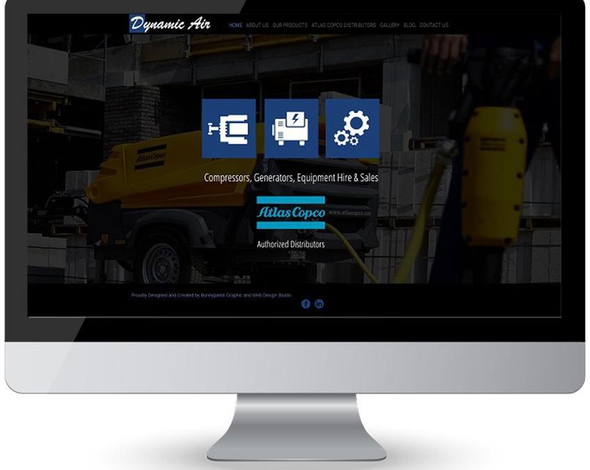 Dynamic Air Hire – Compressors and Equipment – Industrial Website Design