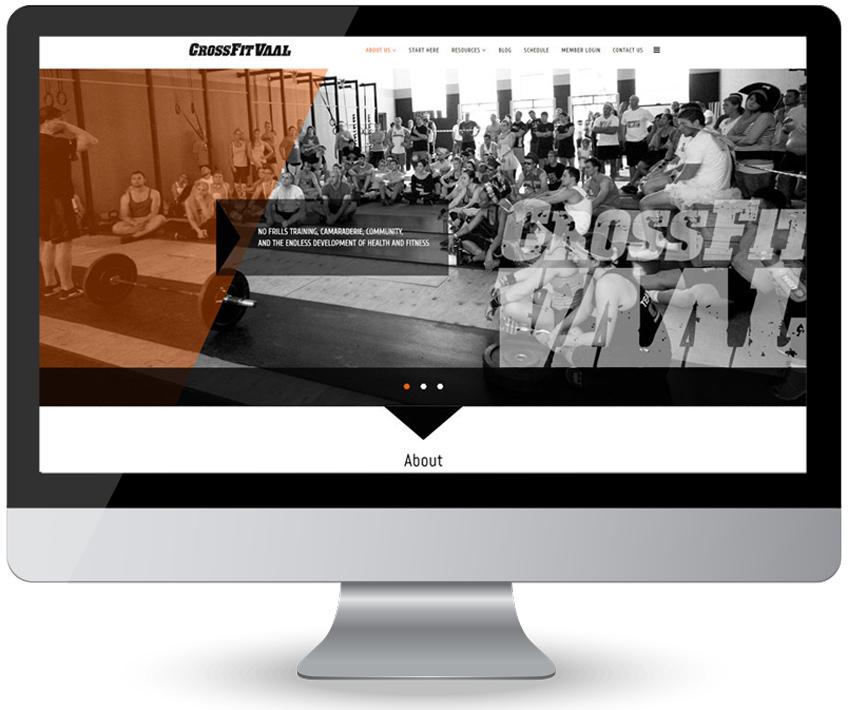 Crossfit Vaal Web design and layout
