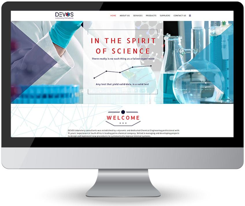 Devos Laboratory – Graphic and Website Design