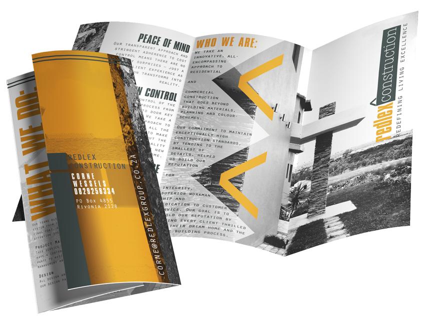 Z Fold Brochure Design Construction Company Vanderbijlpark