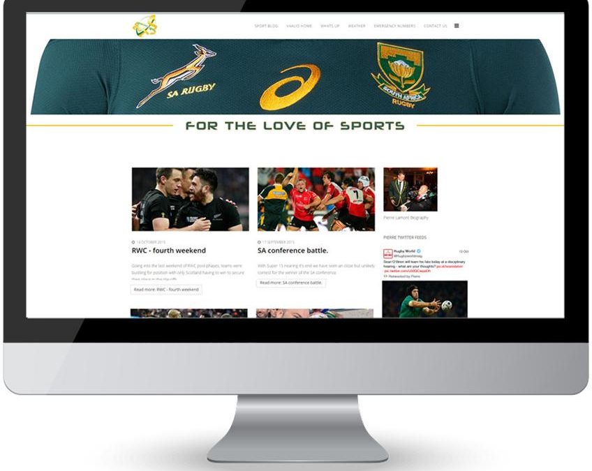 Pierre Lamont Sport Blog – Web Design
