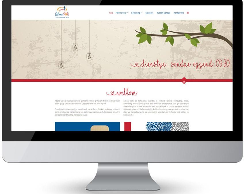 Adonai Sali – Modern Church Web Design