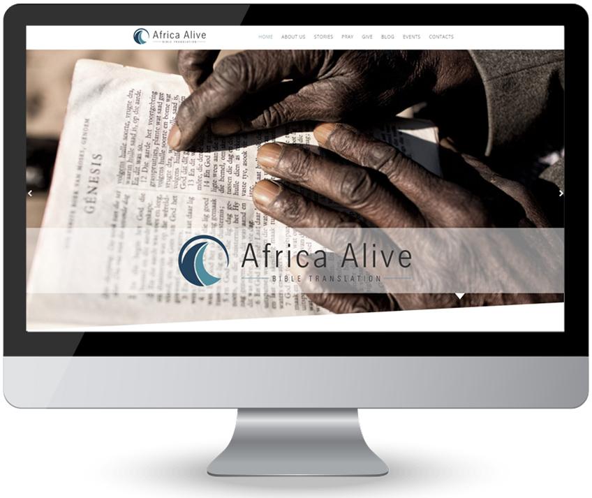 Africa Alive – Non Profit Web Design