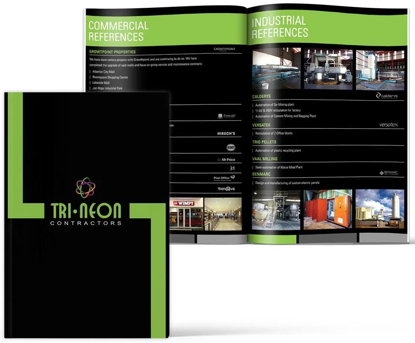 Electrical Contractor Company Profile Design