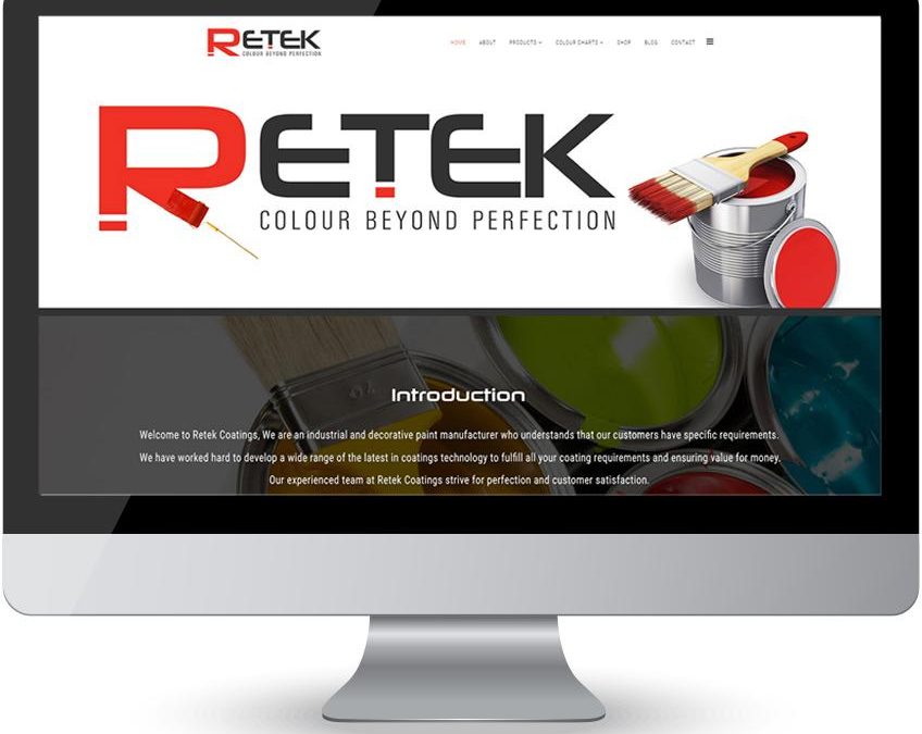Retek Coatings – Product Web Design