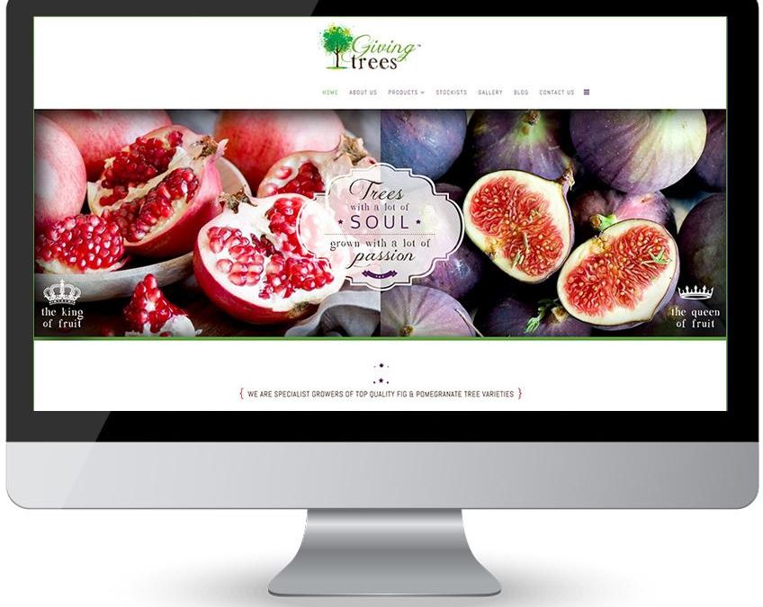 Giving Trees – Product Info Website Design Gauteng