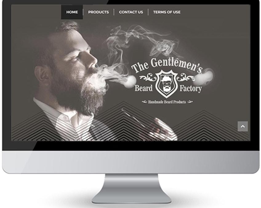 The Gentlemen’s Beard Factory – Online Shop Design South Africa