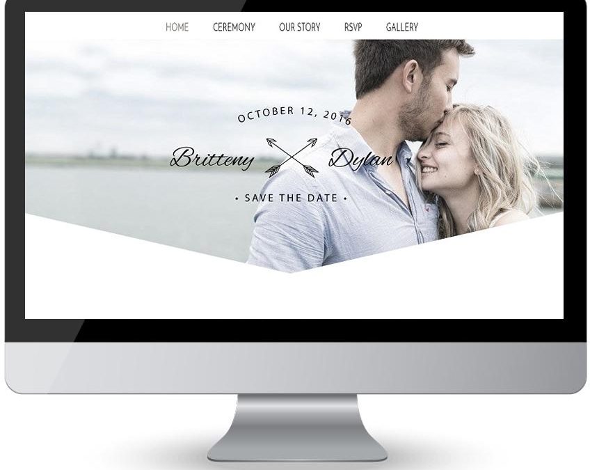 Woodland Boho Style – Custom Wedding Website