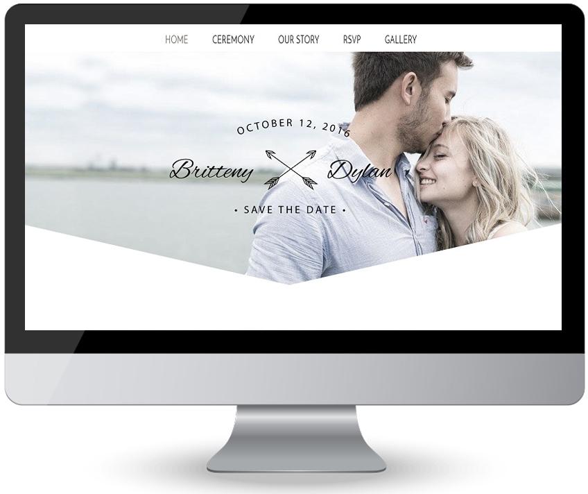 Woodland Boho Style – Custom Wedding Website