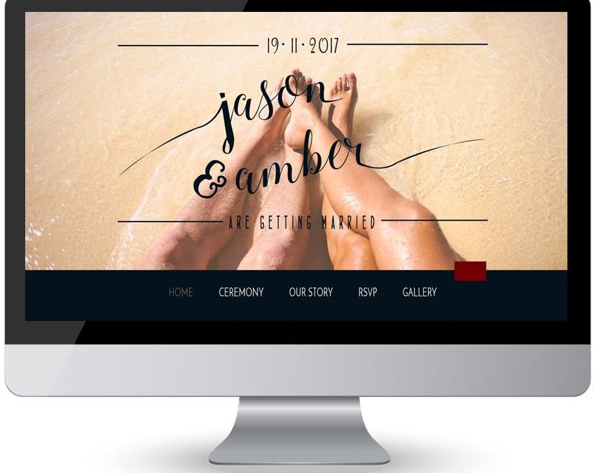 Sailor Theme – Custom Wedding Invite Website