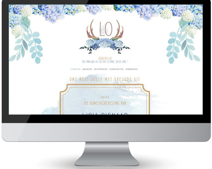 Floral Classic – Custom Wedding Invite Website