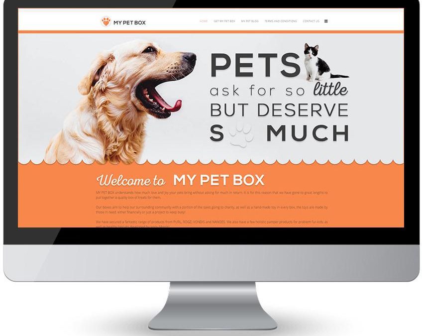 My Pet Box – Subscription Website Design