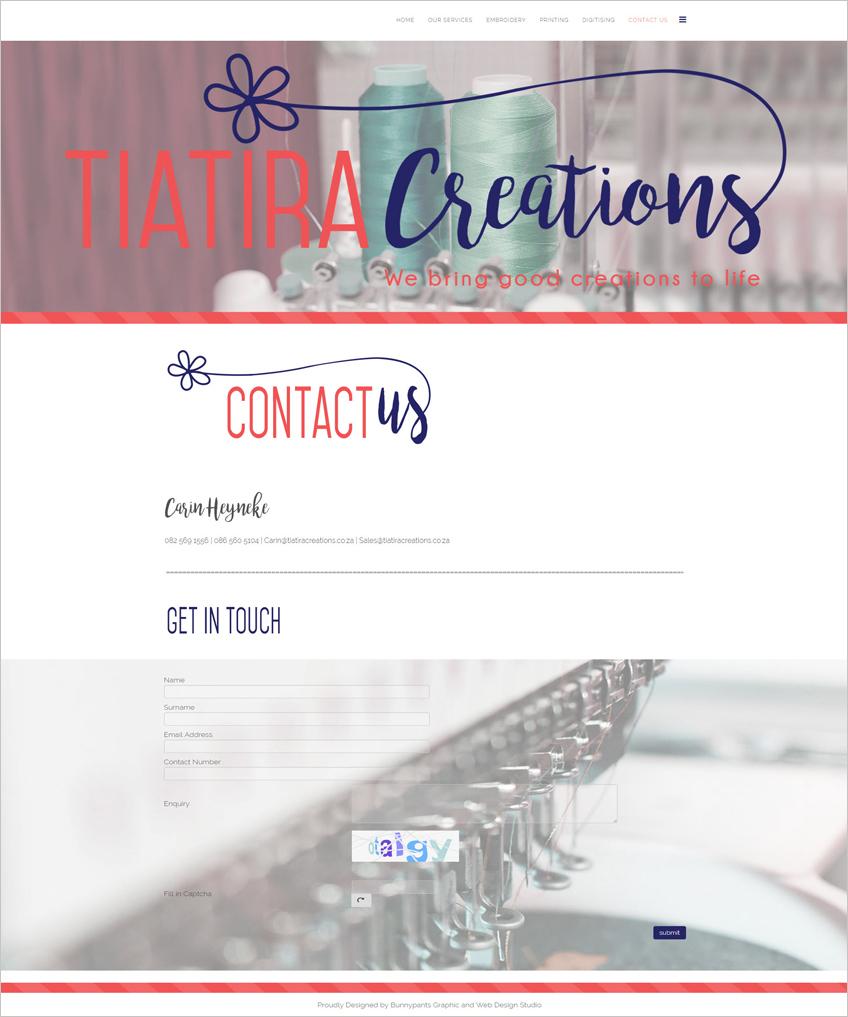 tiatira contact page