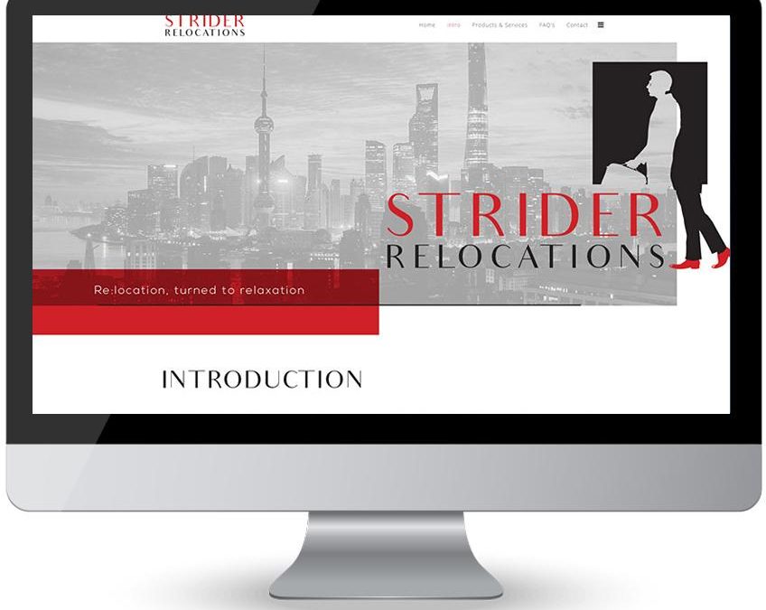 Strider Relocations – Services Website Design Gauteng