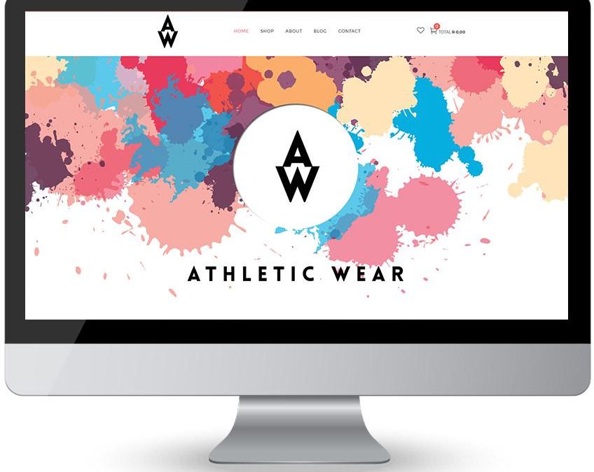 Online Shop Website Design-Athletic Wear