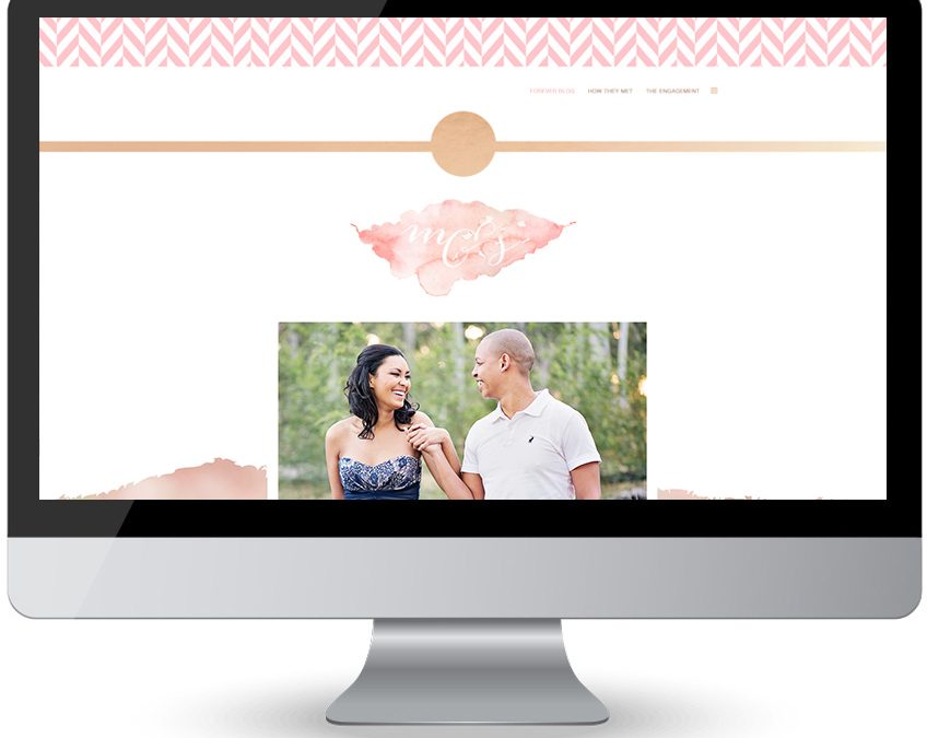 Megan Le Roux-Personal Wedding Website Design