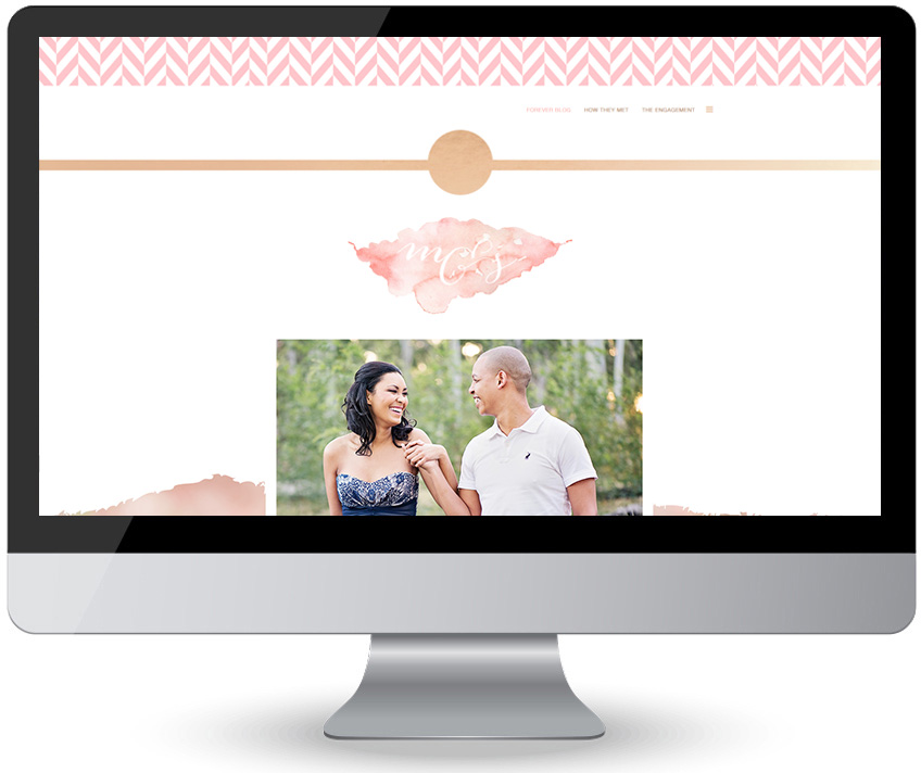 Megan Le Roux-Personal Wedding Website Design