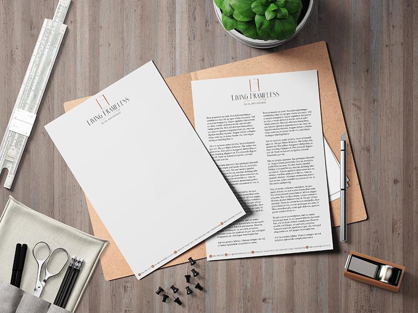 bunnypants living frameless letterhead