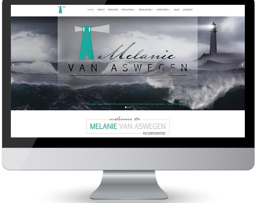 Melanie Van Aswegen Inc – Web, Newsletter and Facebook Advert Design