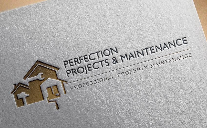 bunnypants perfection projects and maintenance logo design