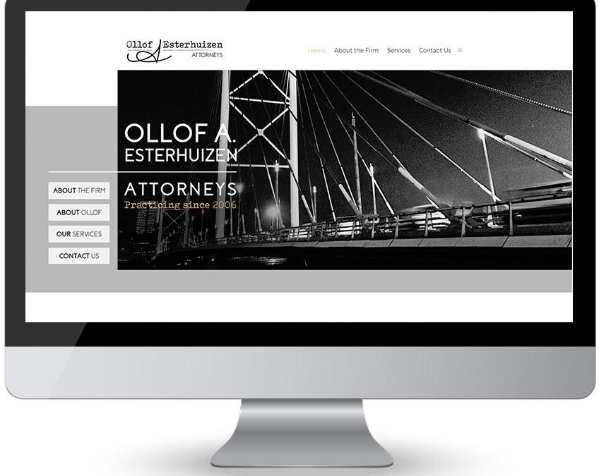 Ollof A. Esterhuizen – Attorney Web Design