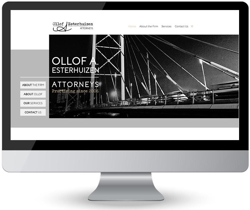 Ollof A. Esterhuizen – Attorney Web Design
