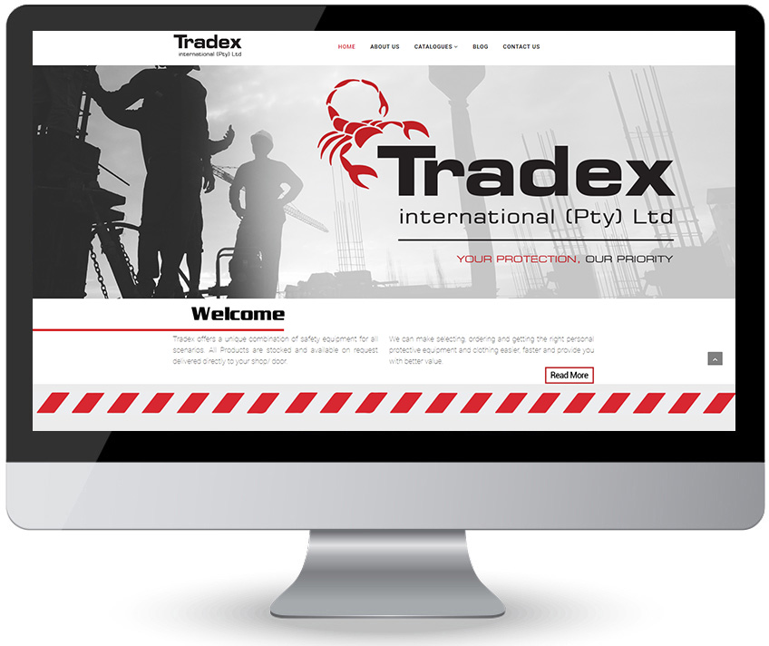 Tradex International – PPE Supplier – Web Development