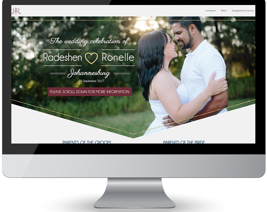 R and R – Wedding Web Design