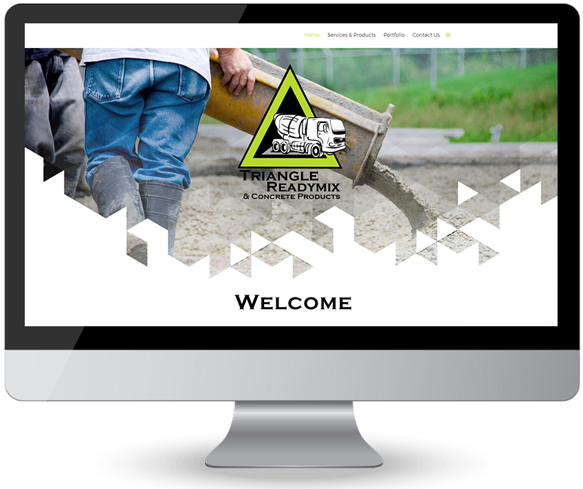 Triangle Readymix – Johannesburg Web Design