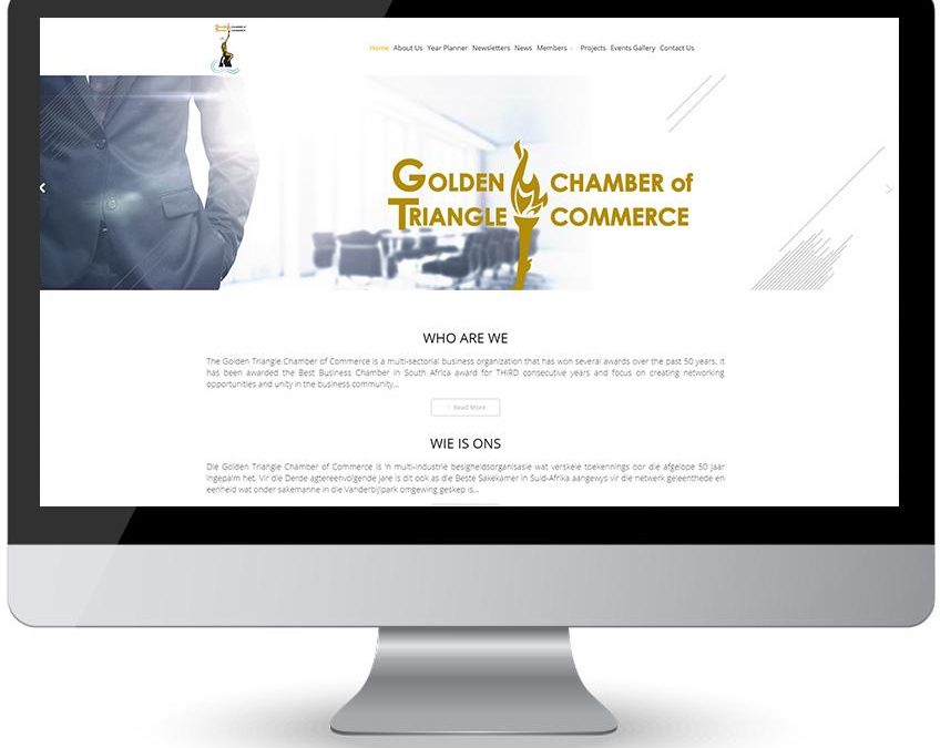 Golden Chamber of Commerce – Vanderbijlpark – Web Design