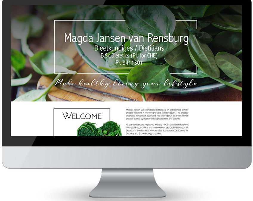 Dietitians on Vaal – Vaal Triangle Web Design