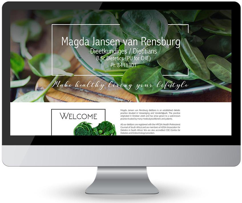 Dietitians on Vaal – Vaal Triangle Web Design