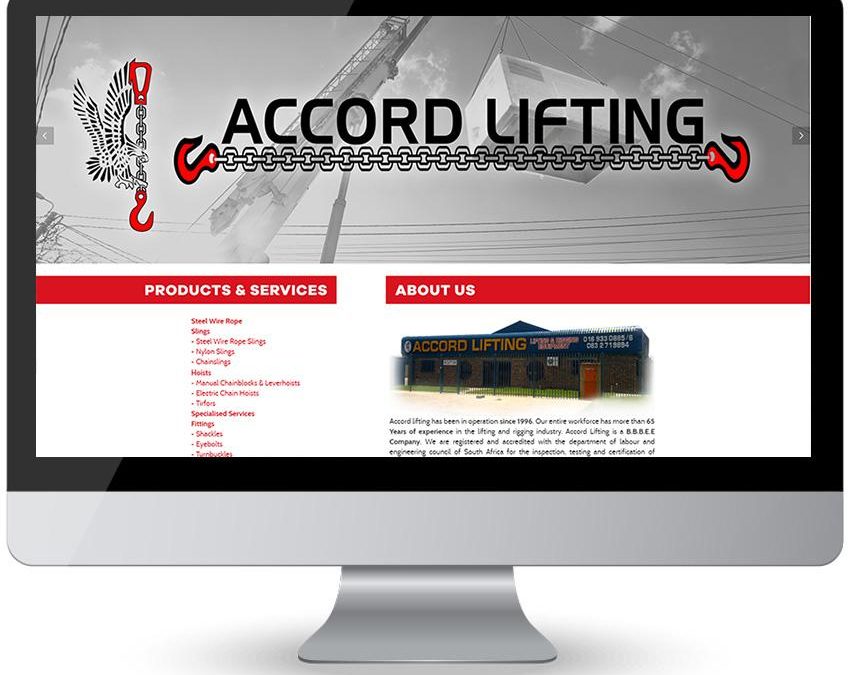 Accord Lifting – Web Design