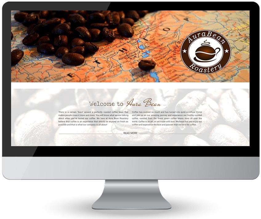 Aura Bean Roastery – Online Shop Web Design