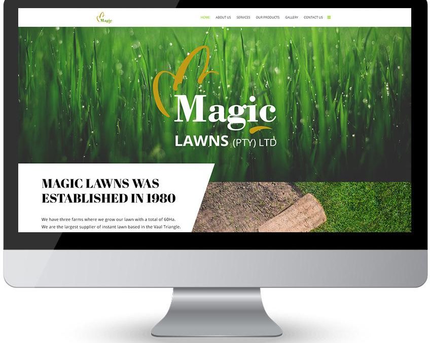 Magic Lawns – Vereeniging Web Design