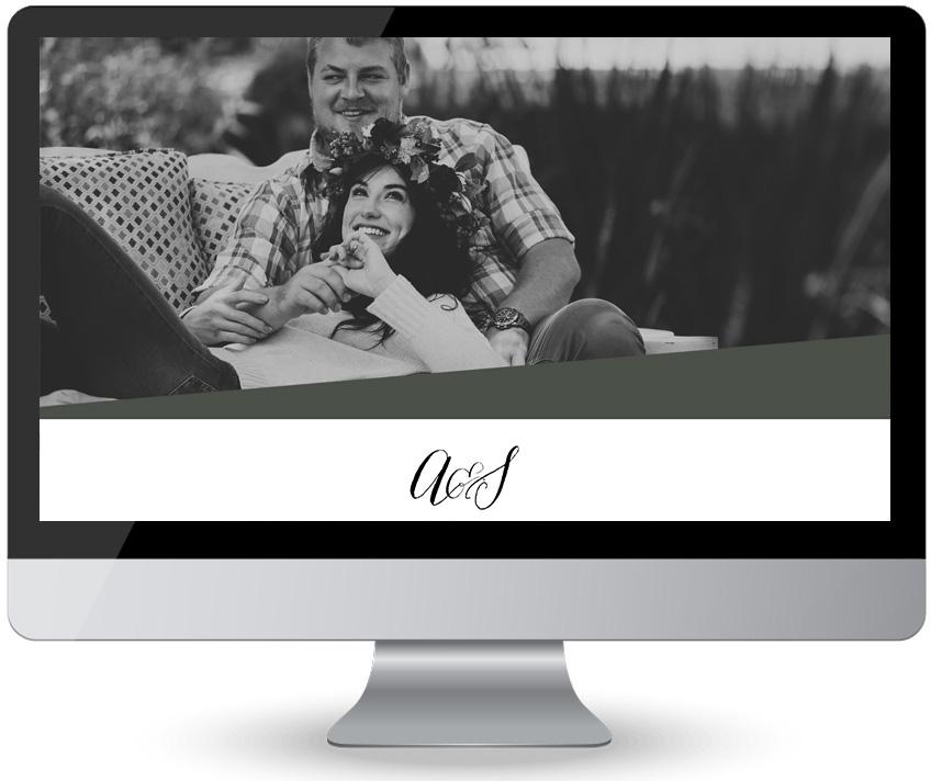 Suné & Anré – Wedding Invitation Web Design