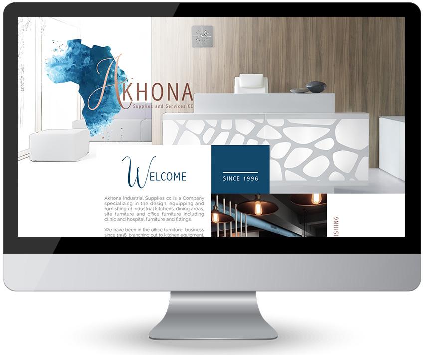 Akhona Supplies & Services – Web Design