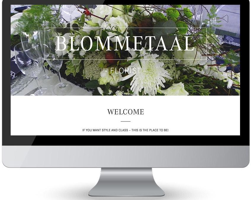 Blommetaal – Florist Web Design