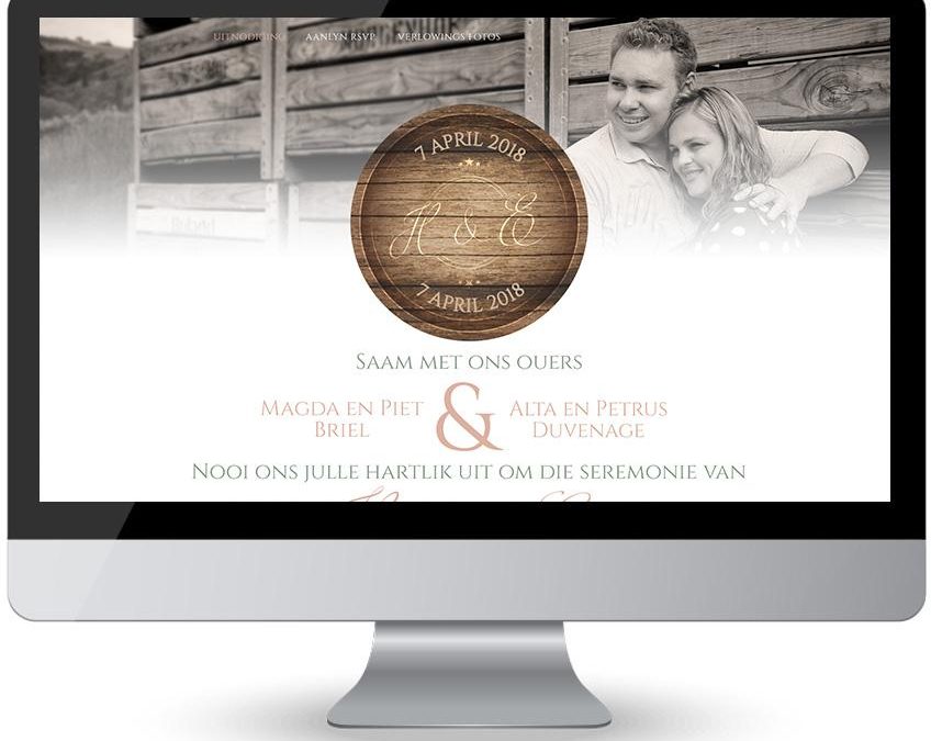Heinrich en Elbé – Wedding Invitation Website