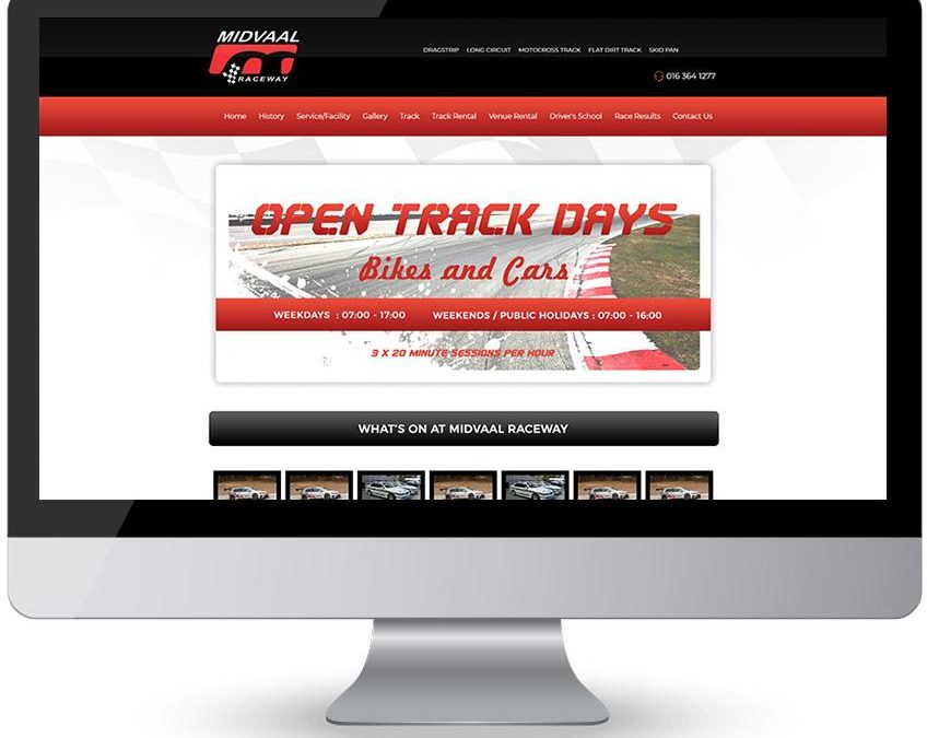 Midvaal Raceway – Web Design