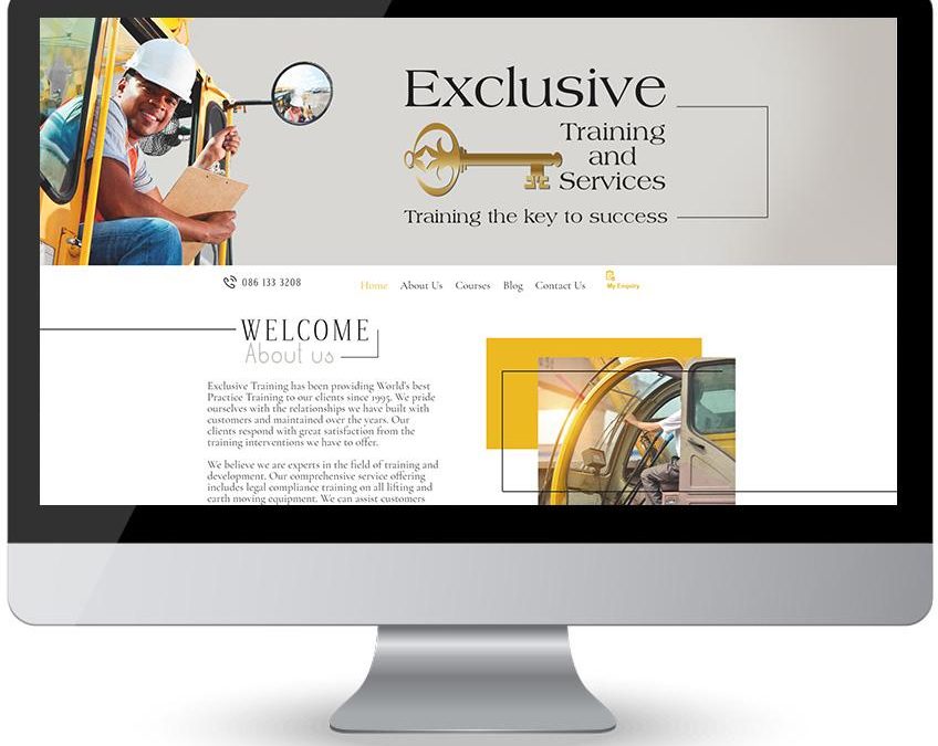 Exclusive Training & Services –  Web Design
