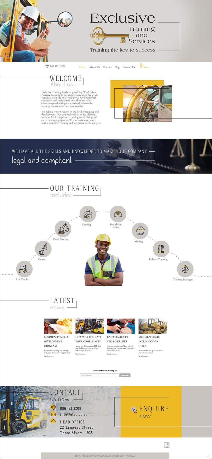 ETSC Web Design - Home Page