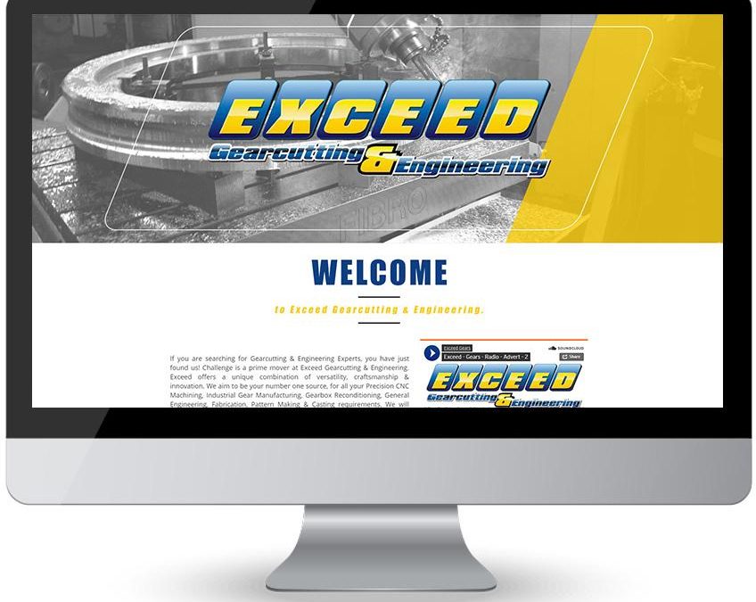 Exceed Gears – Web Design