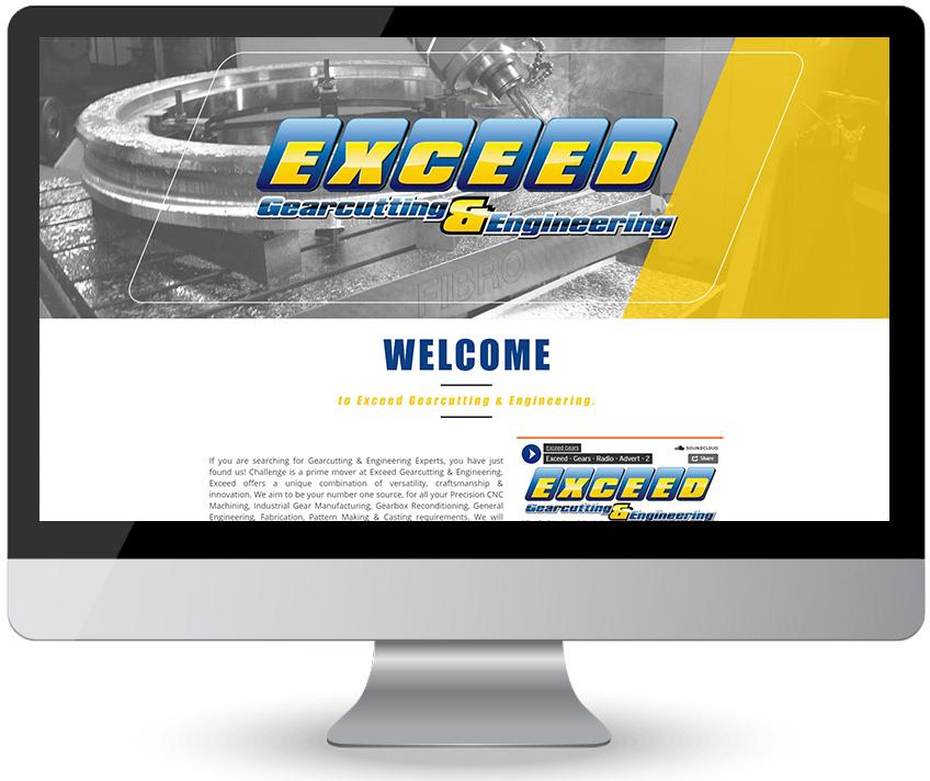 Exceed Gears – Web Design